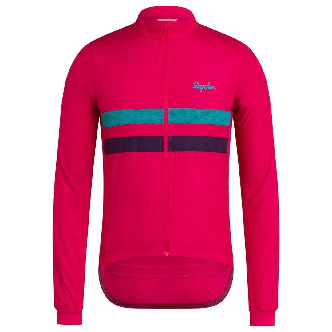 RAPHA Brevet Windblock Jersey - CRS Pink-Velodrom