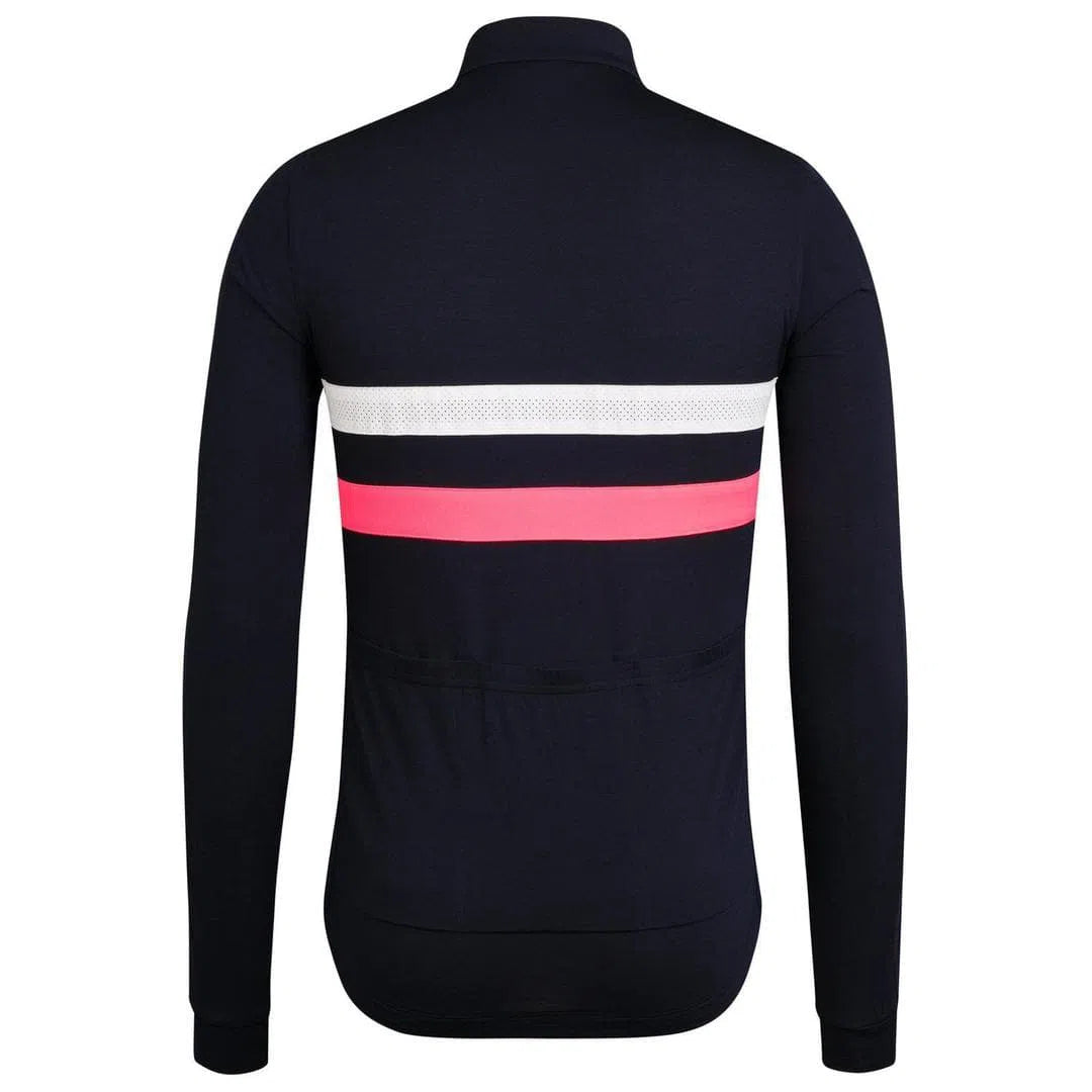 RAPHA Brevet Windblock Jersey Navy Default Velodrom Barcelona 