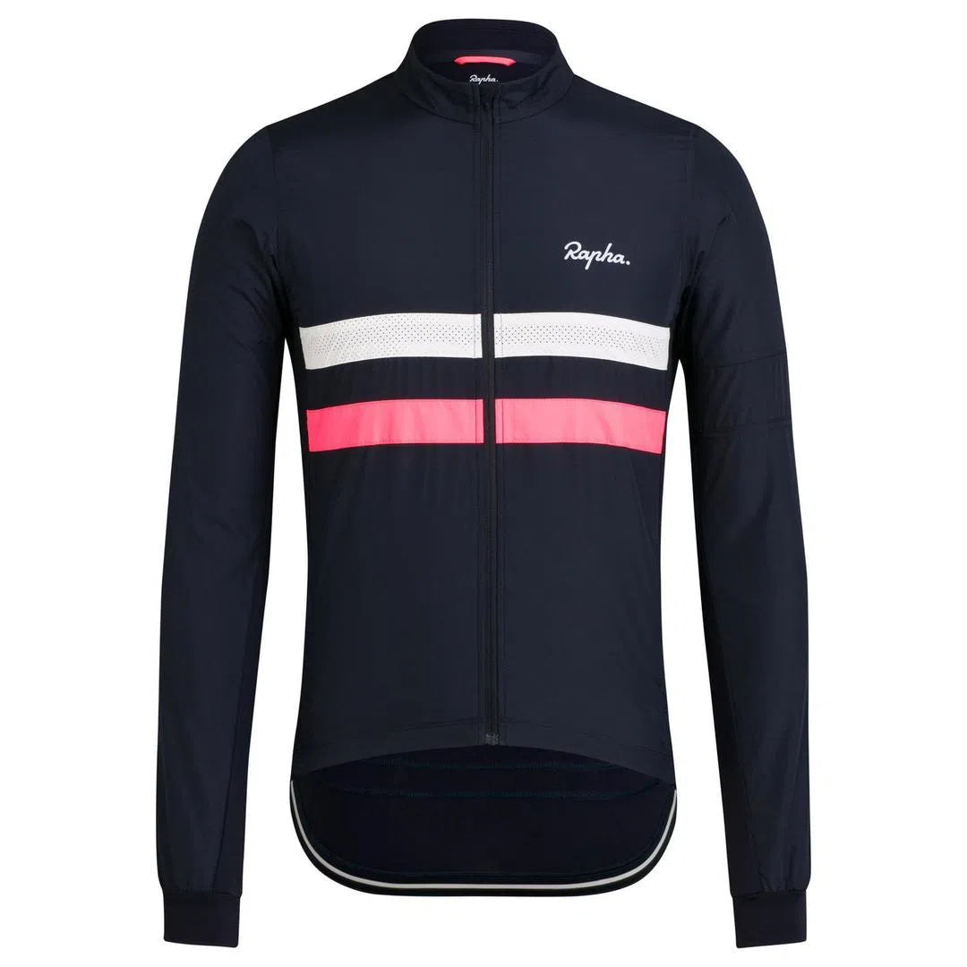 RAPHA Brevet Windblock Jersey - DNW Dark Navy/White-Velodrom