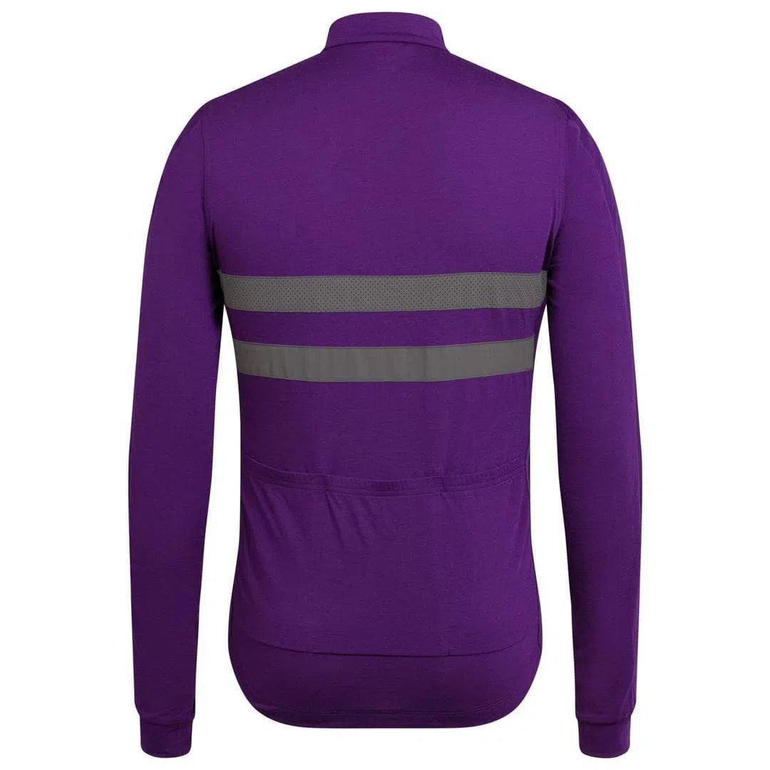 RAPHA Brevet Windblock Jersey - Purple Default Velodrom Barcelona 