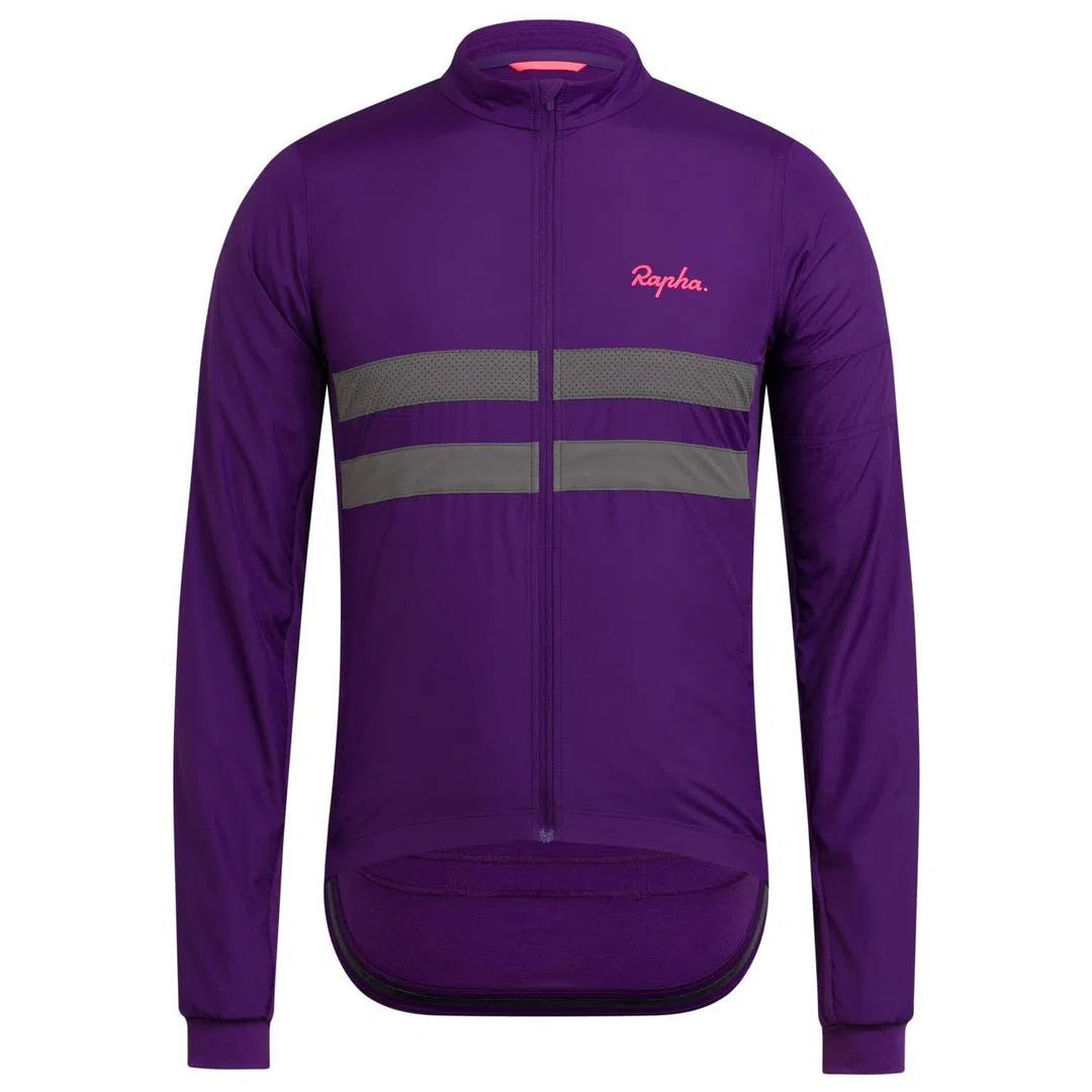 RAPHA Brevet Windblock Jersey - Purple-Velodrom