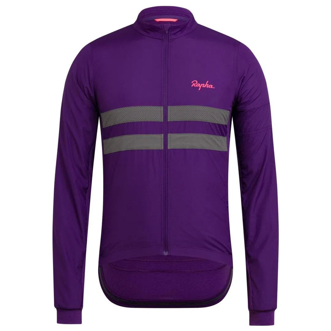 RAPHA Brevet Windblock Jersey - Purple Default Velodrom Barcelona 