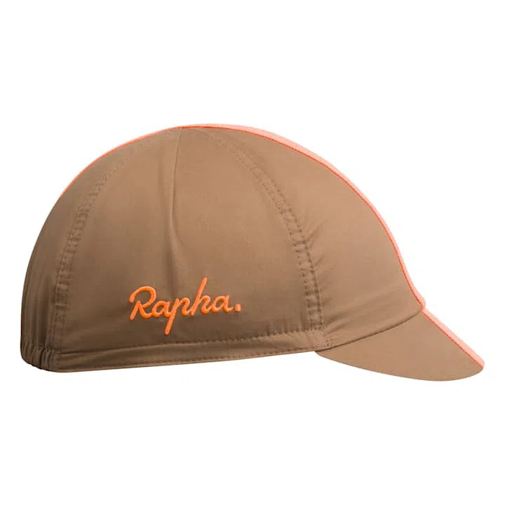 RAPHA Cap II - ILW Brown/Fluorescent Coral-Velodrom