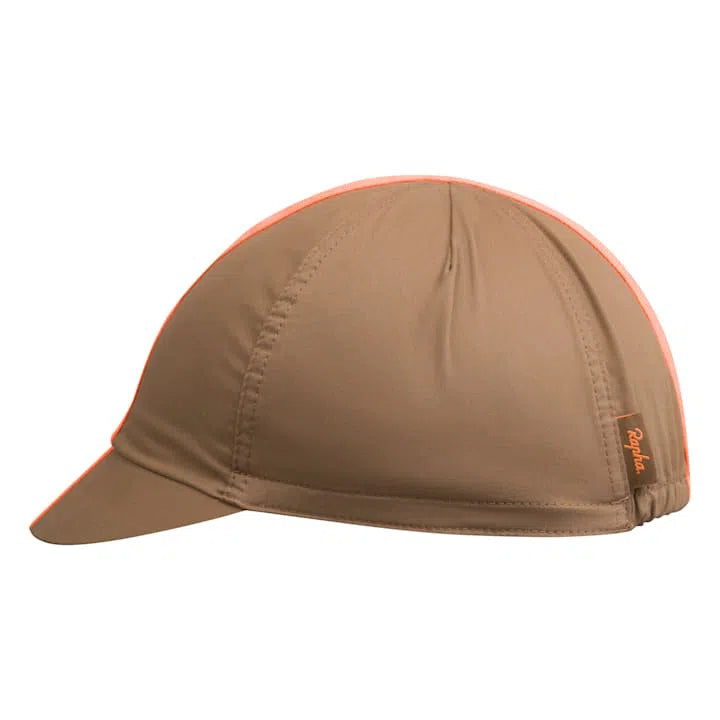 RAPHA Cap II - ILW Brown/Fluorescent Coral-Velodrom