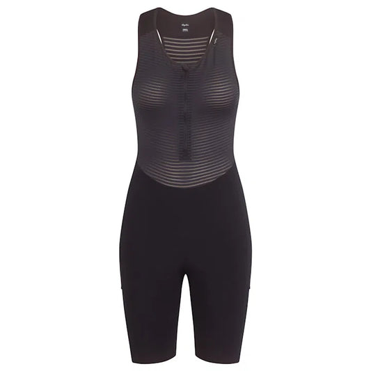 RAPHA Cargo Womens Bib Shorts - Black Grey