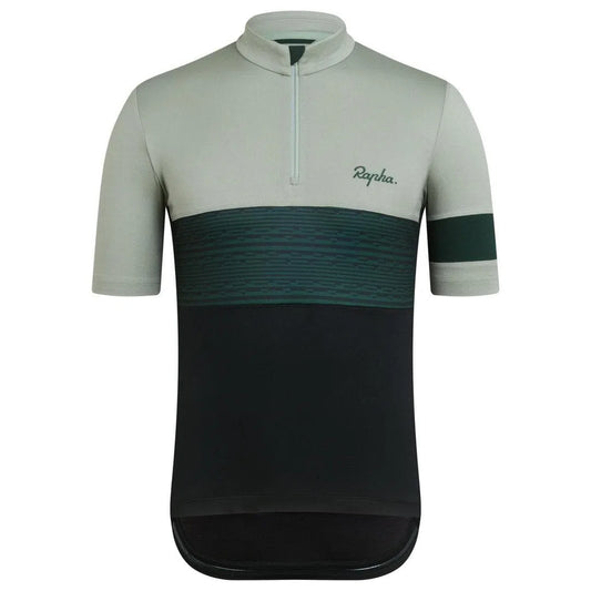 RAPHA Classic Climbs Jersey - BIG Black/Iceberg Green Default Rapha 