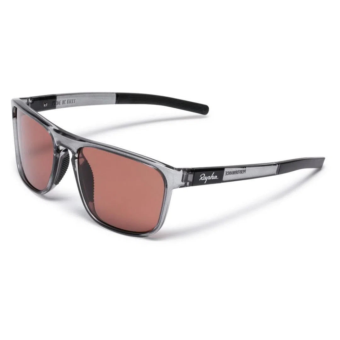 RAPHA CLASSIC GLASSES - Black Transparent/Pink Lens BTG Default Velodrom Barcelona 