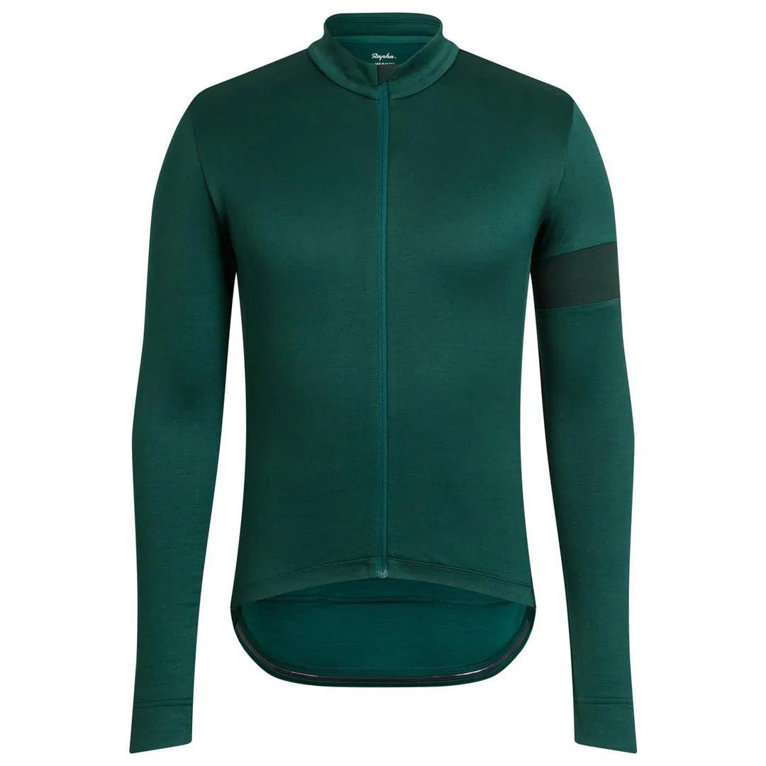 RAPHA Classic Long Sleeve Jersey II - Green BGR-Velodrom