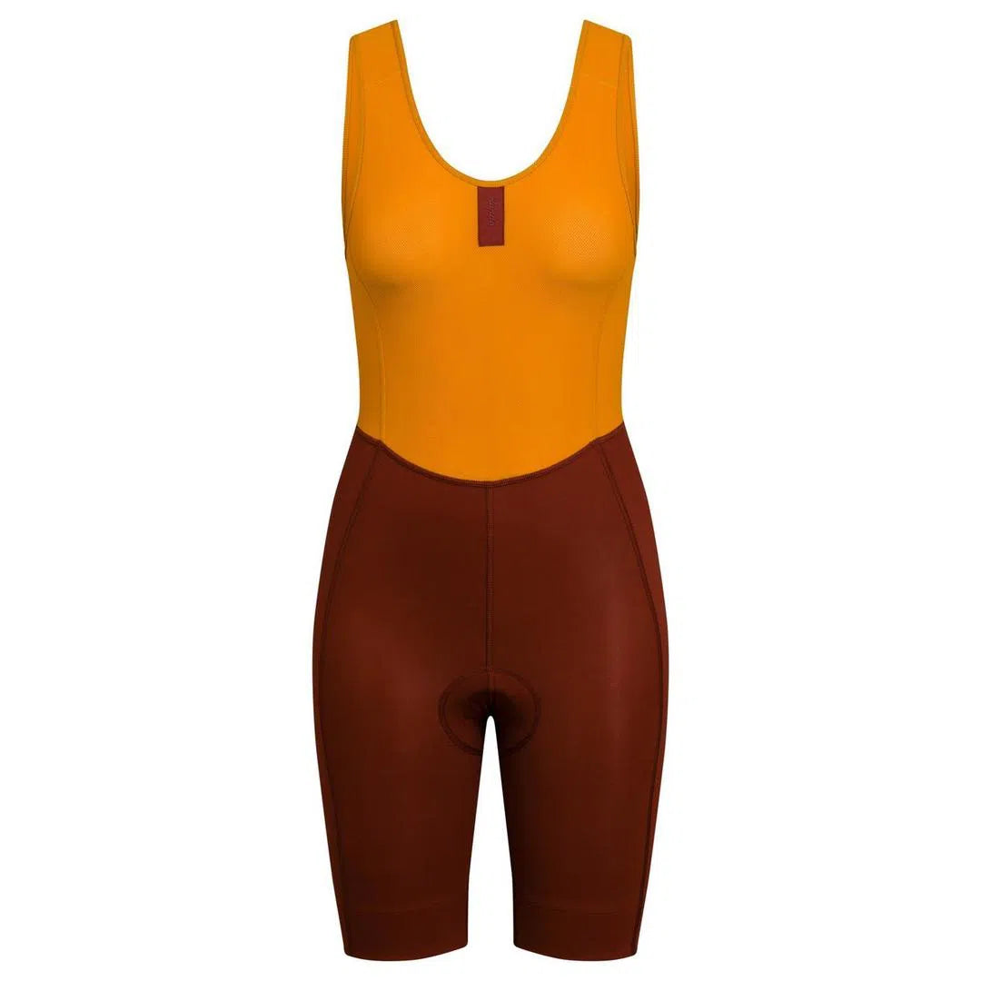 RAPHA Classic Women Bib Shorts - Brick/Mustard-Velodrom