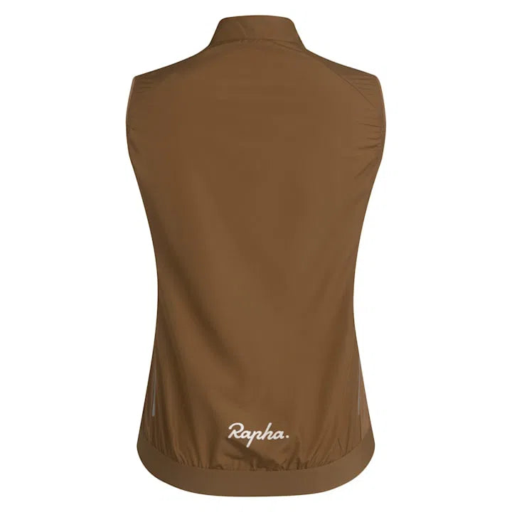 RAPHA Core Gilet Women - SWL Brown/White-Velodrom