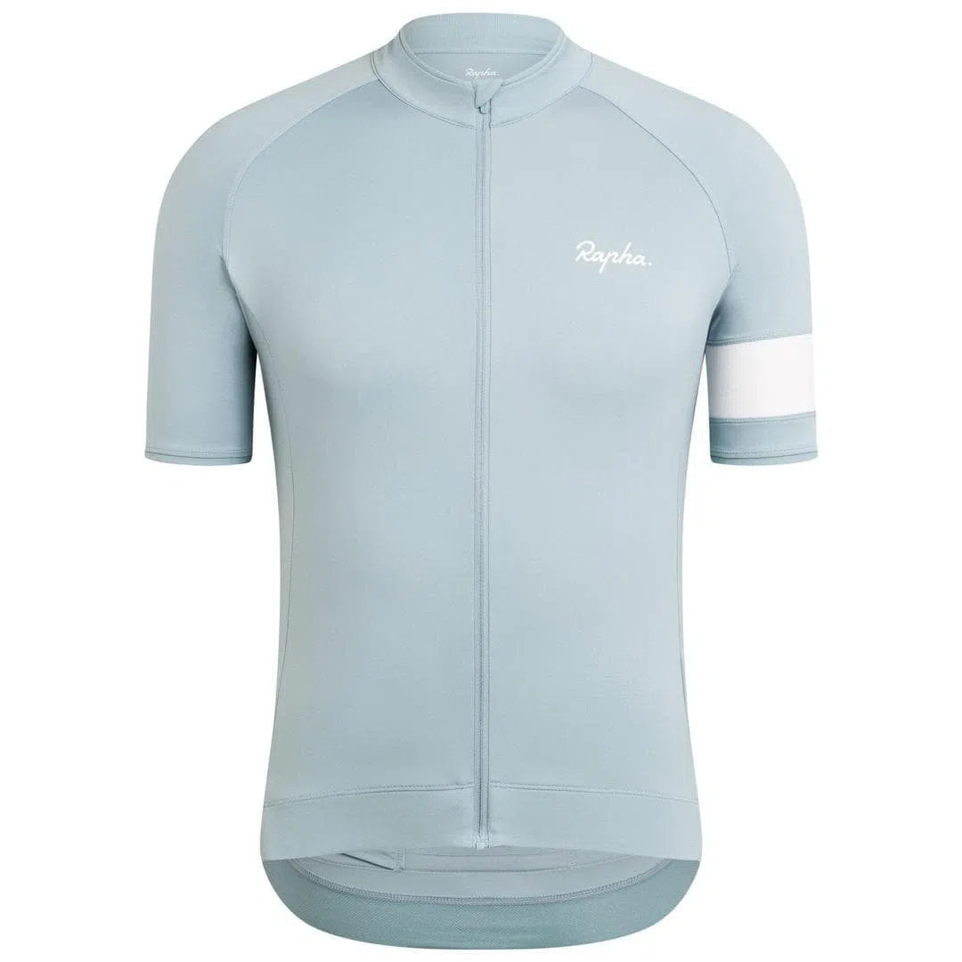 RAPHA Core Jersey - Light Blue front panel