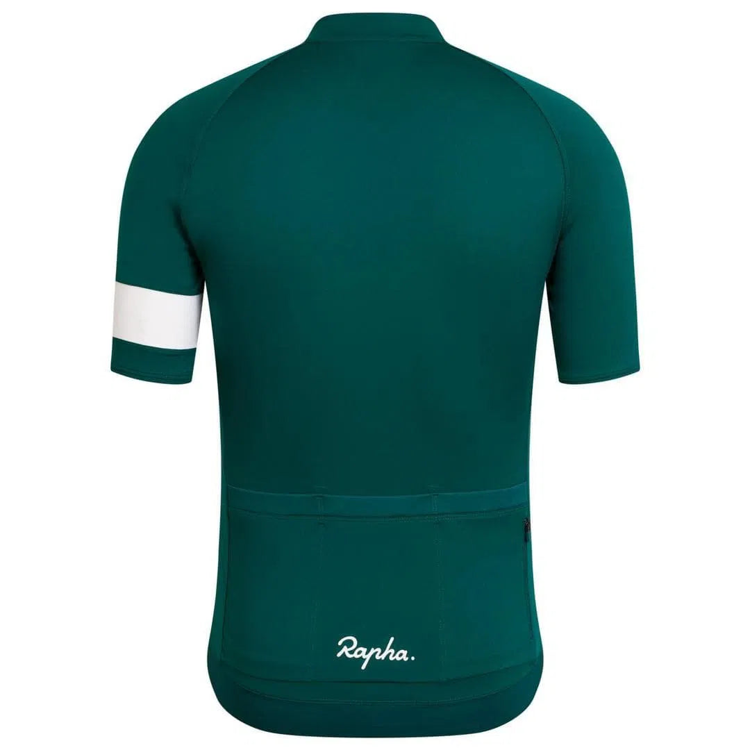 RAPHA Core Jersey - BGR Green Rear panel