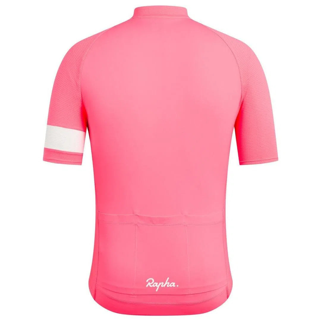 RAPHA Core Lightweight Jersey - HVP High-Vis Pink Back