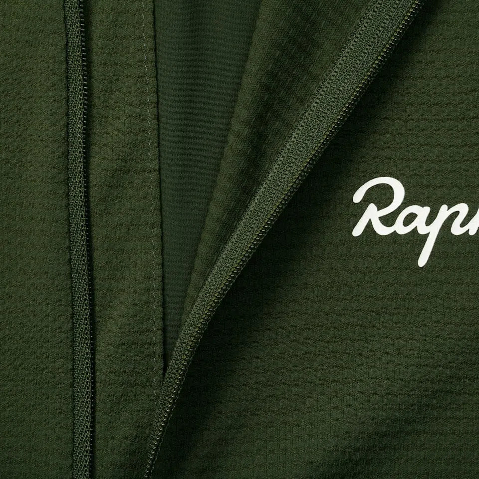 RAPHA Core Lightweight Jersey - KGW Deep Olive Green/ White-Velodrom