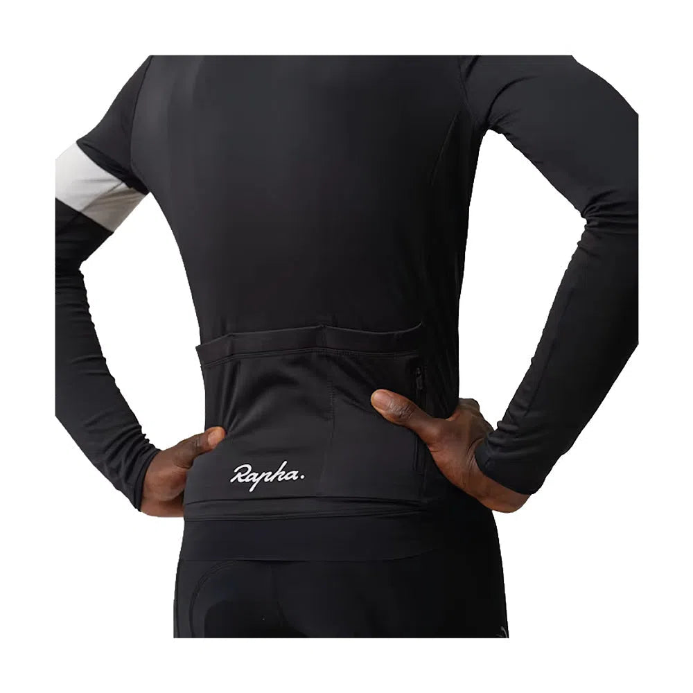 RAPHA Core Long Sleeve Jersey AW2023 - BLW Black-Velodrom