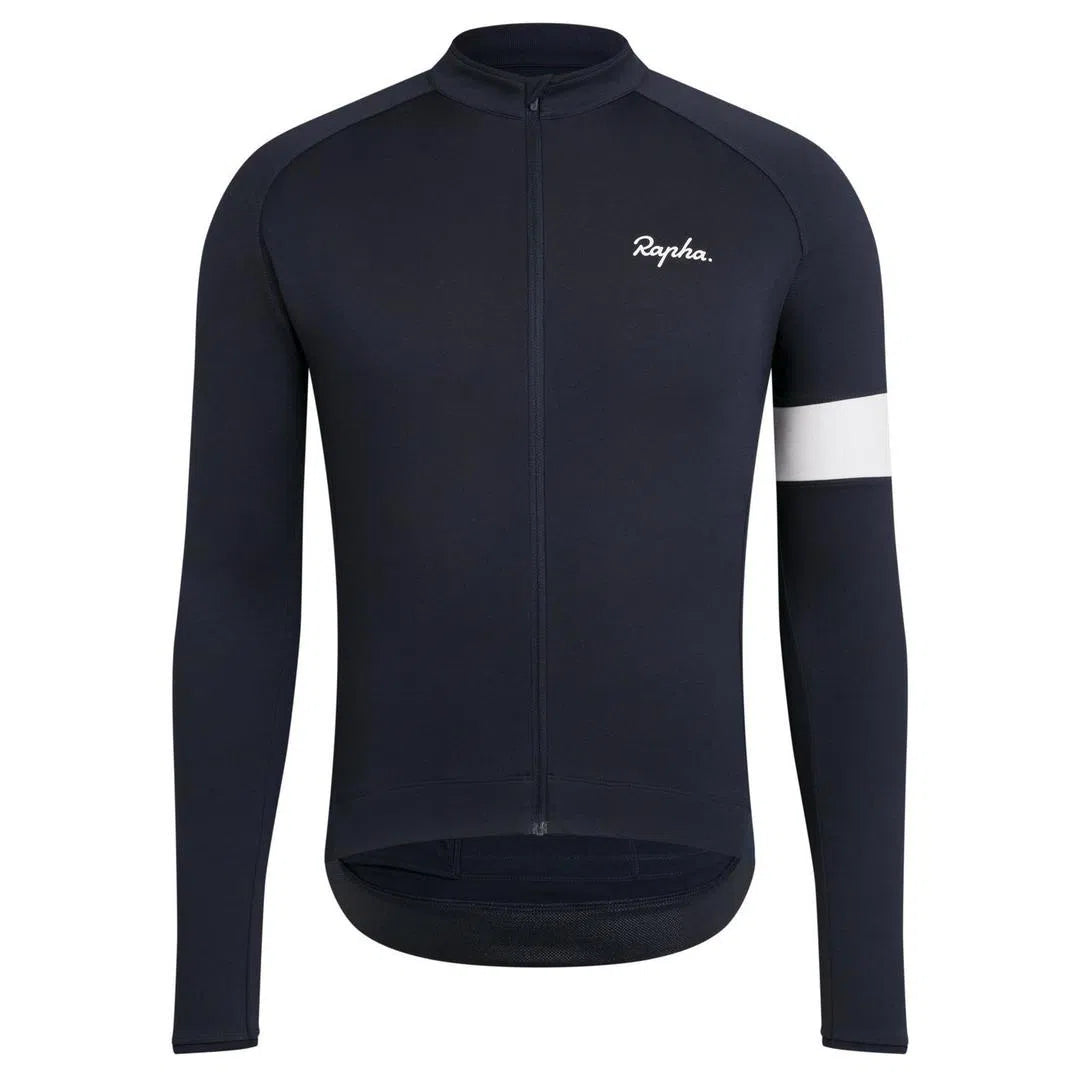 RAPHA Core Long Sleeve Jersey AW2023 - DNY Dark Navy-Velodrom