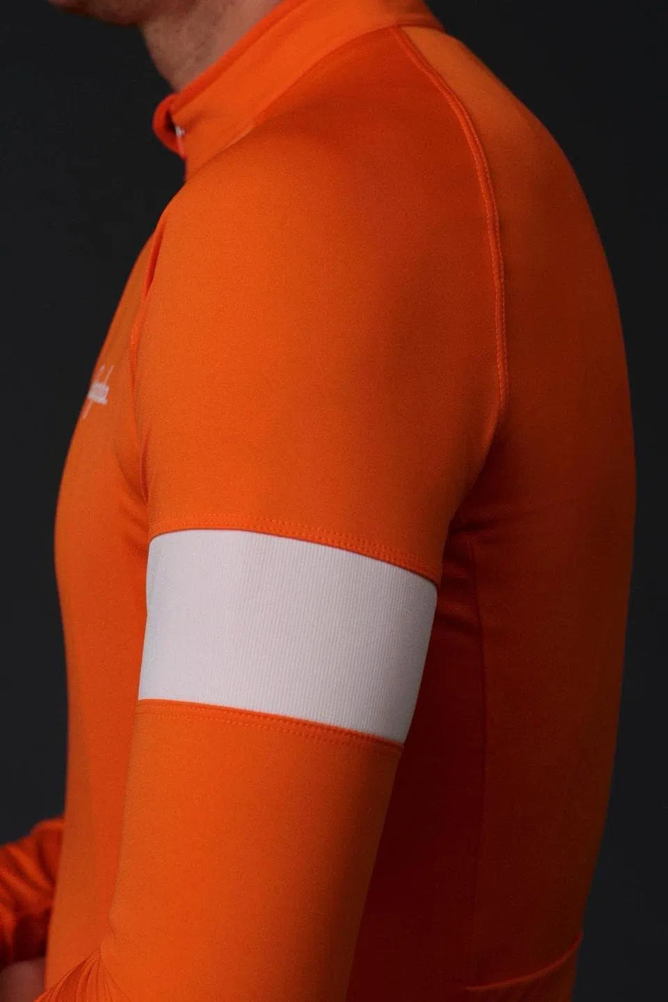 RAPHA Core Long Sleeve Jersey - SIW Orange/White-Velodrom