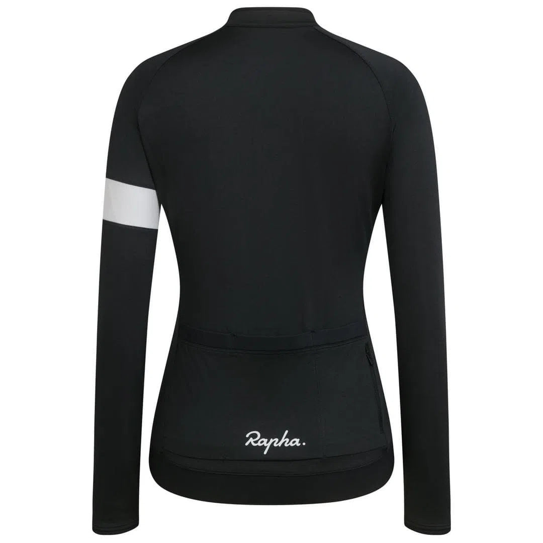 RAPHA Core Long Sleeve Women Jersey - BLW Black-Velodrom