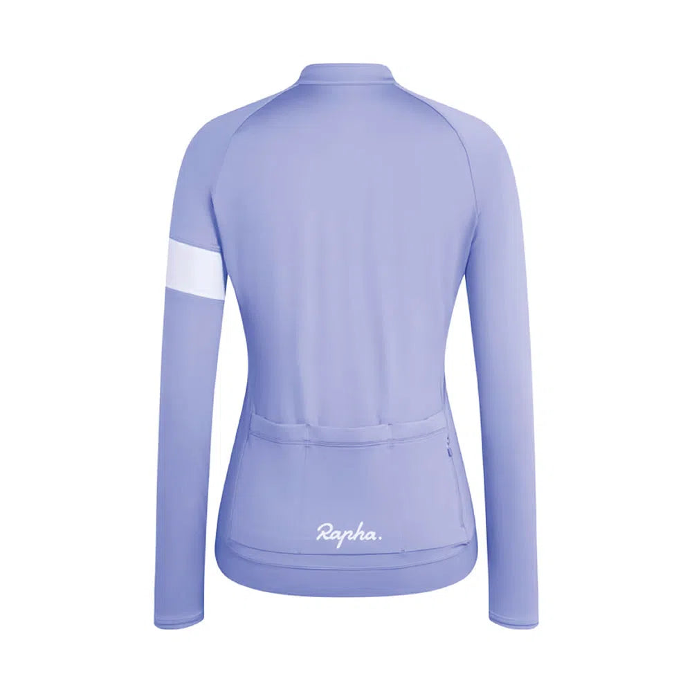 RAPHA Core Long Sleeve Women Jersey - LLW Lilac-Velodrom