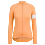 RAPHA Core Long Sleeve Women Jersey - PCW Peach/White-Velodrom