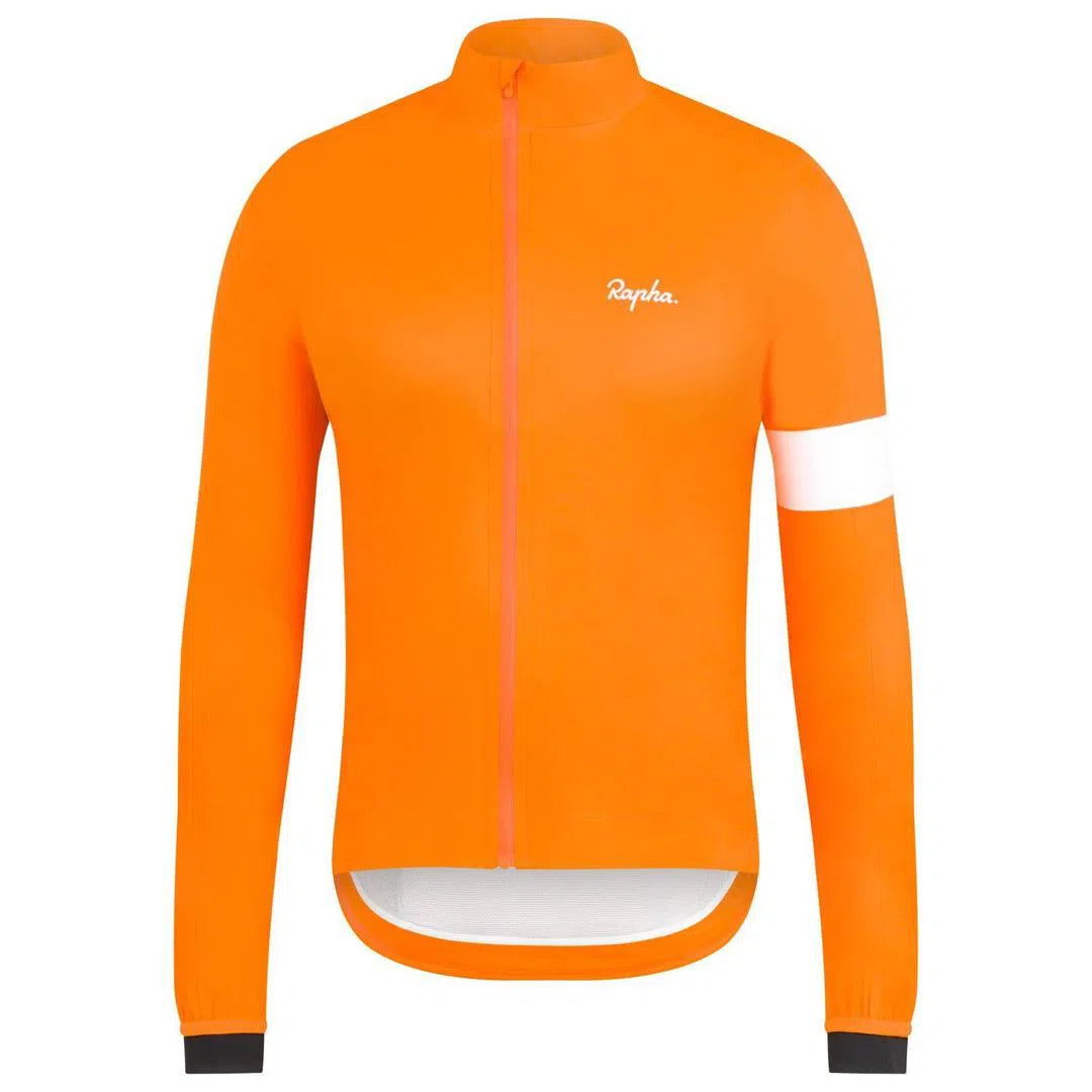 RAPHA Core Rain Jacket II - BRO Bright Orange-Velodrom