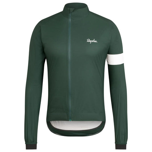 Rapha Core Rain Jacket II - Dark Green DNG Default Velodrom Barcelona 