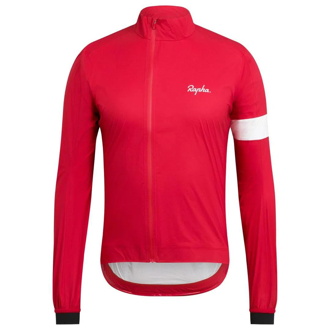 RAPHA Core Rain Jacket II - Red-Velodrom