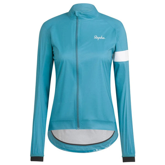 RAPHA Core Rain Women Jacket II - LKW Teal/White-Velodrom