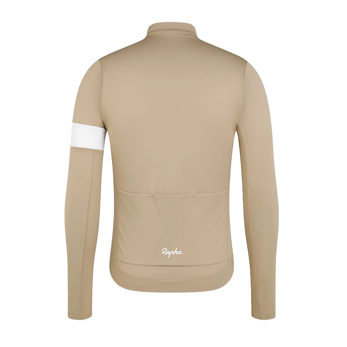 RAPHA Core Thermal Long Sleeve Jersey - THW Tan/White