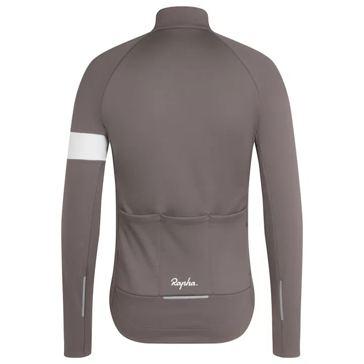 RAPHA Core Winter Jacket AW2023 - PKW Mushroom/White-Velodrom