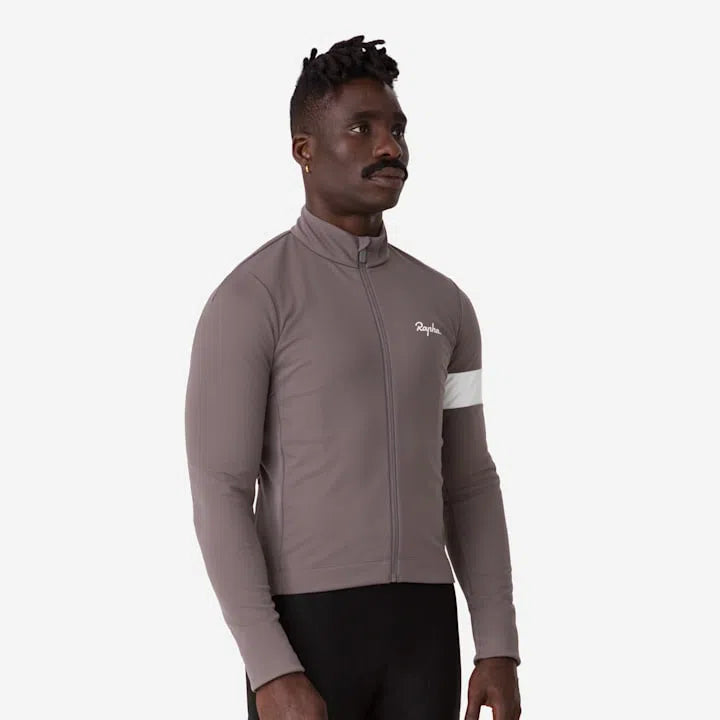 RAPHA Core Winter Jacket AW2023 - PKW Mushroom/White-Velodrom