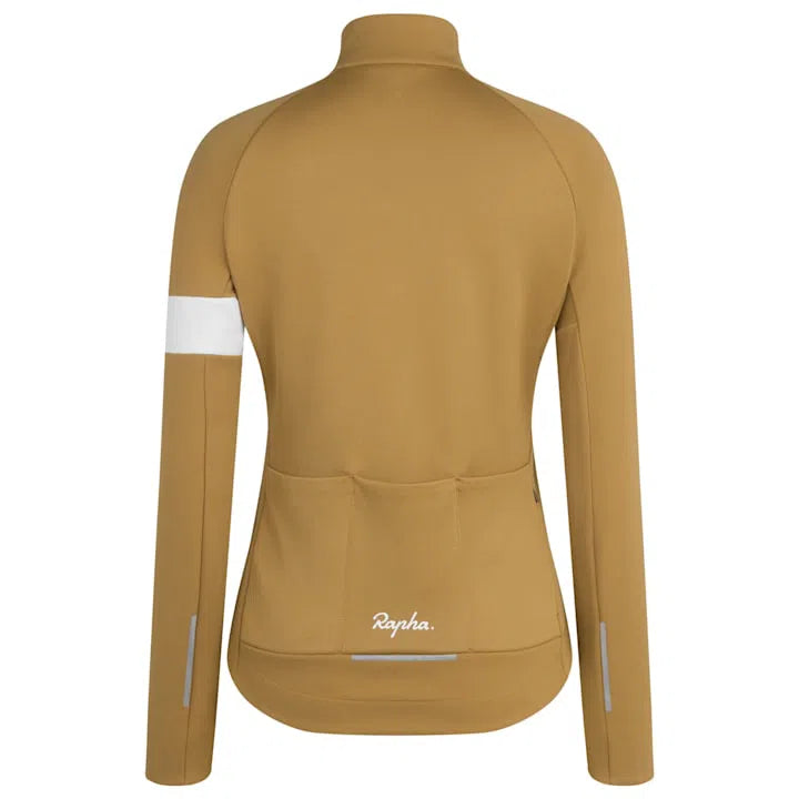 RAPHA Core Winter Women Jacket AW2023 - DGA Faded Gold/White-Velodrom