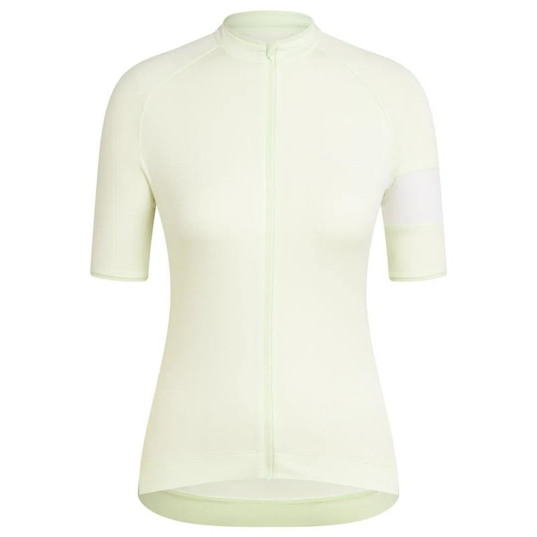 RAPHA Core Women Jersey - LCW Light Green/White-Velodrom