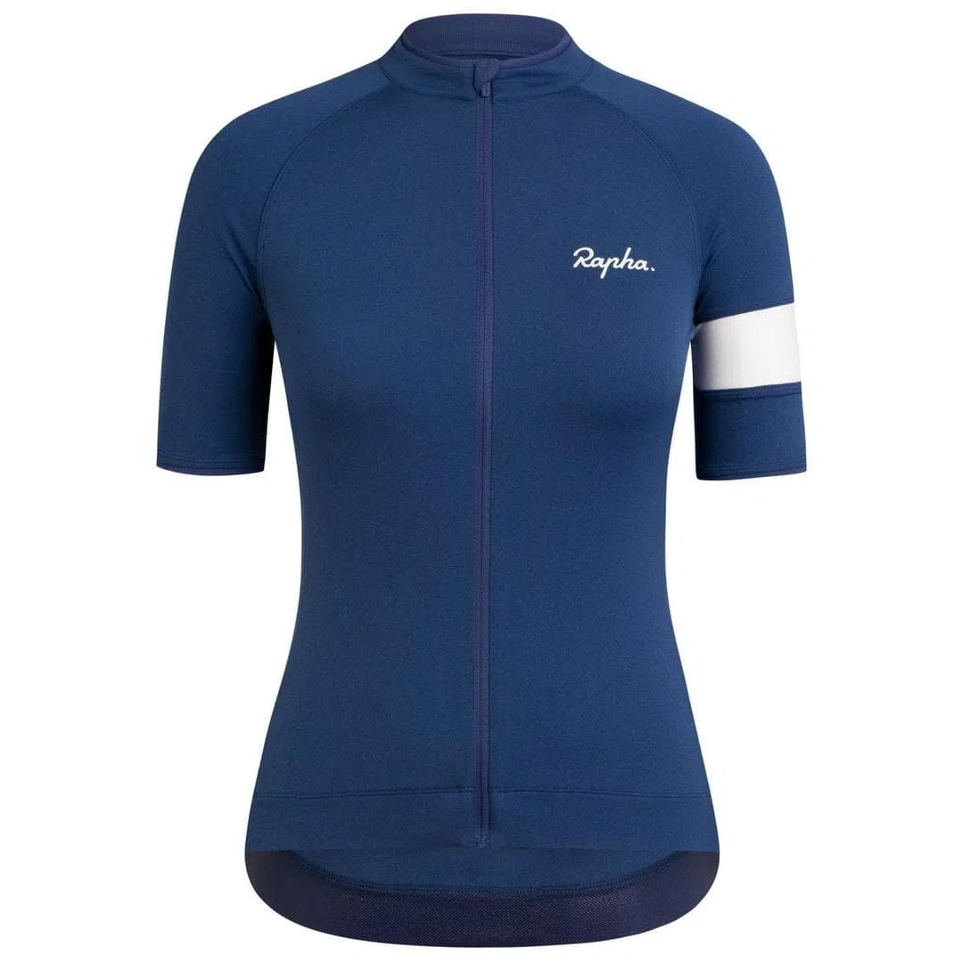 RAPHA Core Women Jersey - NBM Navy-Velodrom