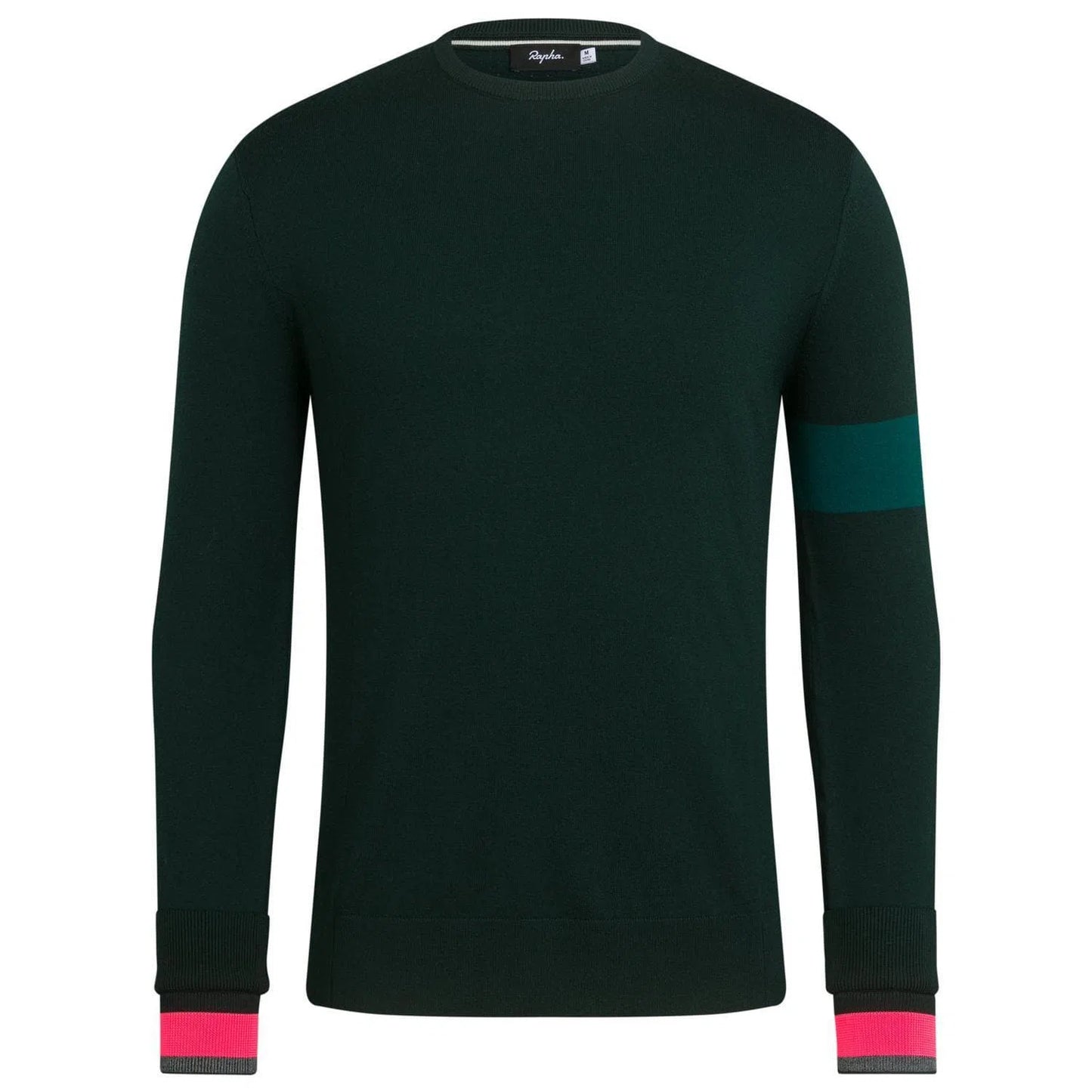 RAPHA Crew Neck Knit - GMA Dark Green Marl-Velodrom