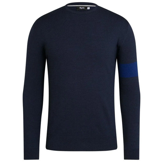 RAPHA CREW NECK KNIT - NAVY Default Velodrom Barcelona 