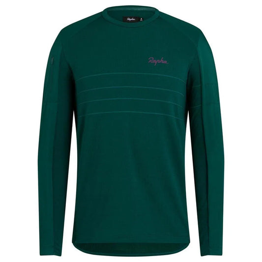 RAPHA Explore Long Sleeve Pullover - BGR Green Default Rapha 