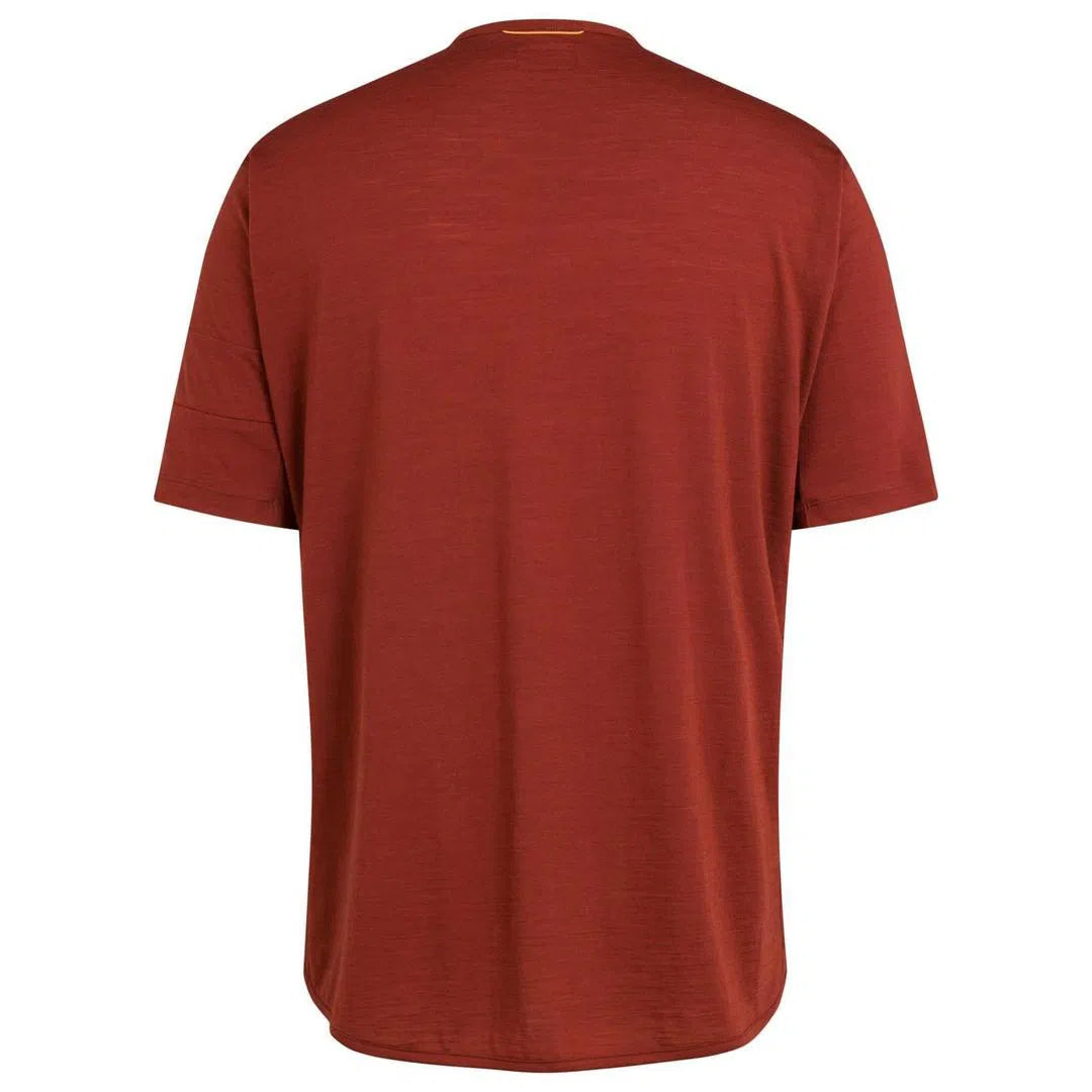 RAPHA Explore Merino Tshirt - FBR Brick-Velodrom