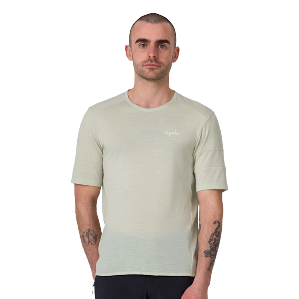 RAPHA Explore Merino Tshirt - LAW Lint/Aloe Wash-Velodrom