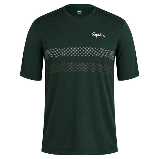 RAPHA Explore Technical T-shirt - Dark Green Default Velodrom Barcelona 