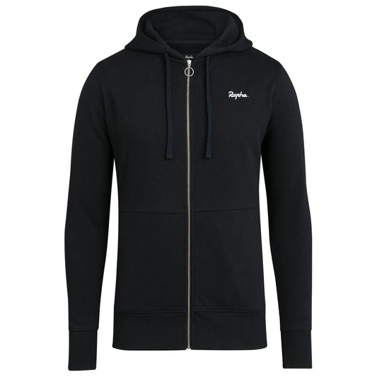 RAPHA Logo hoodie - Black/White Default Velodrom Barcelona 