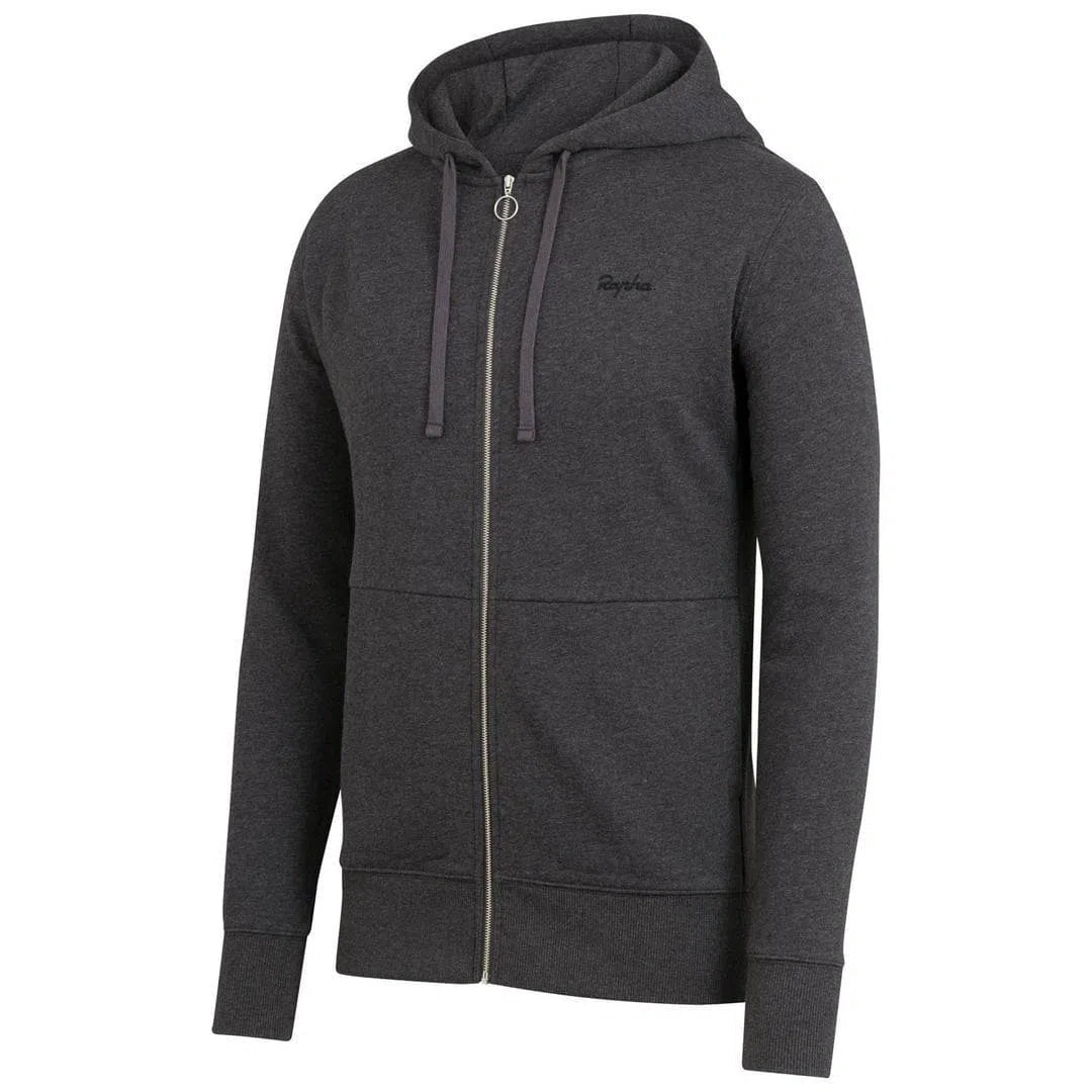 RAPHA Logo hoodie - R Charcoal Marl/Black Default Velodrom Barcelona 