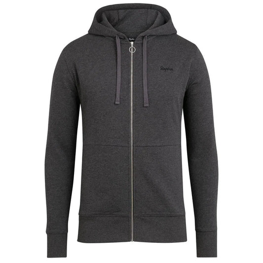 RAPHA Logo hoodie - R Charcoal Marl/Black Default Velodrom Barcelona 