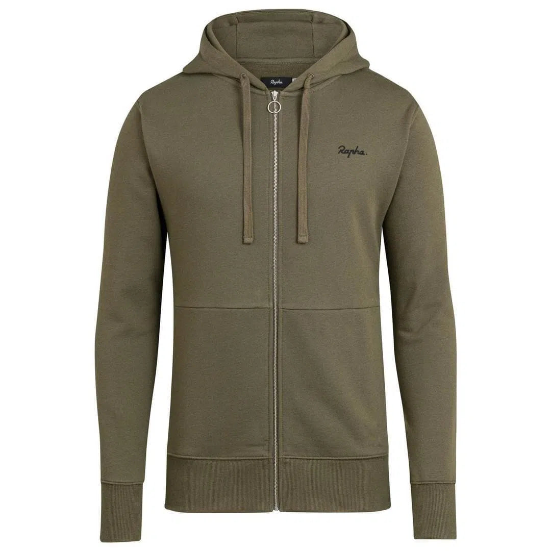 RAPHA Logo hoodie - Dark Olive Default Velodrom Barcelona 