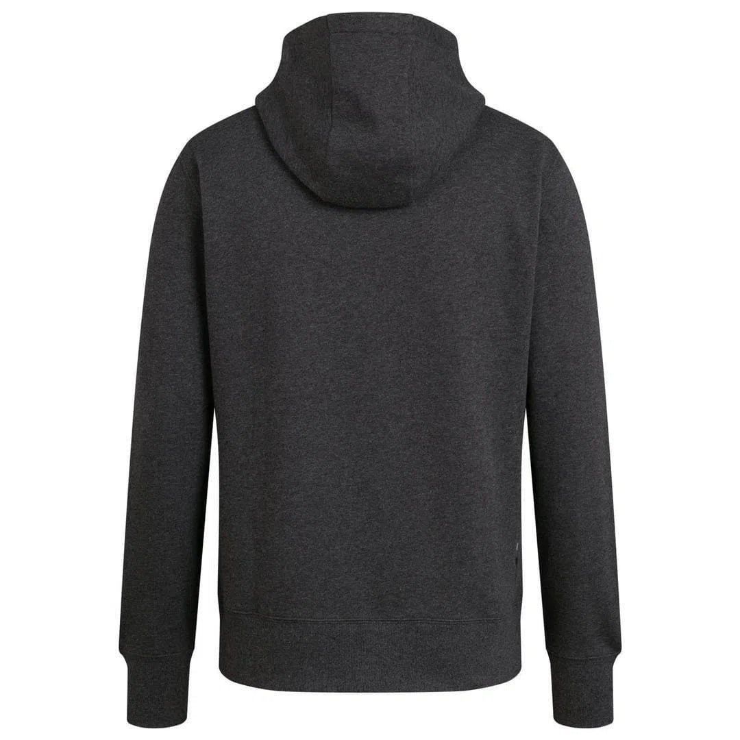 RAPHA MEN LOGO PULLOVER HOODIE - Charcoal Marl/Black Default Velodrom Barcelona 