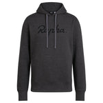 RAPHA MEN LOGO PULLOVER HOODIE - Charcoal Marl/Black Default Velodrom Barcelona 