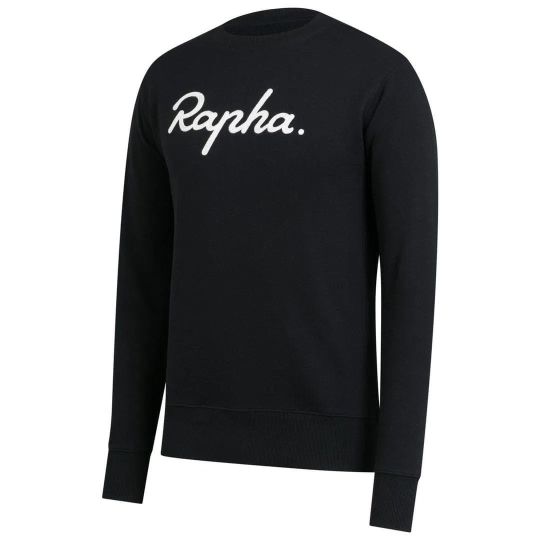 RAPHA Logo sweatshirt - Black White Default Velodrom Barcelona 