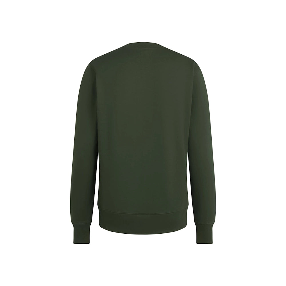 RAPHA Logo Sweatshirt - KGK Deep Olive Green/Deep Olive Green SS23-Velodrom