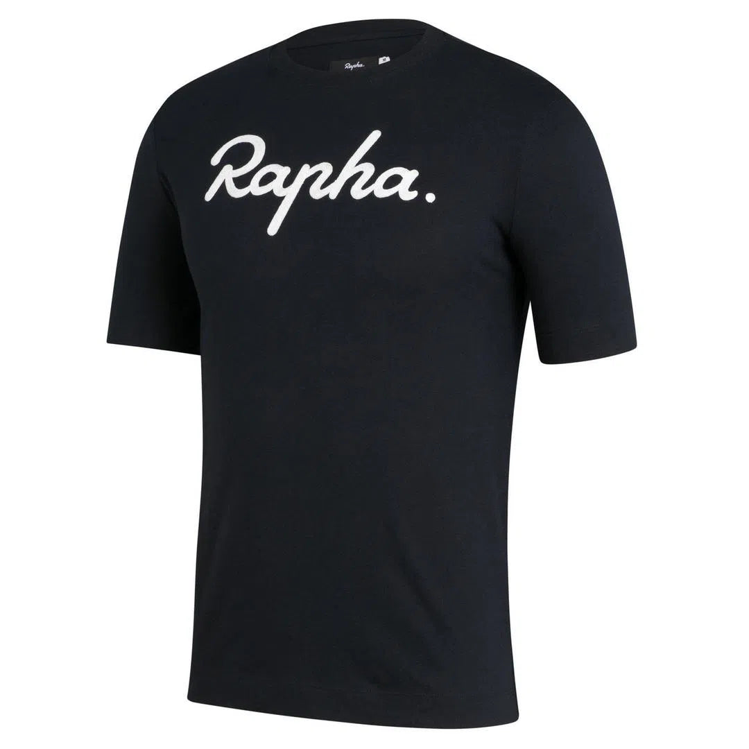 RAPHA Logo Tshirt - BLW Black/White-Velodrom