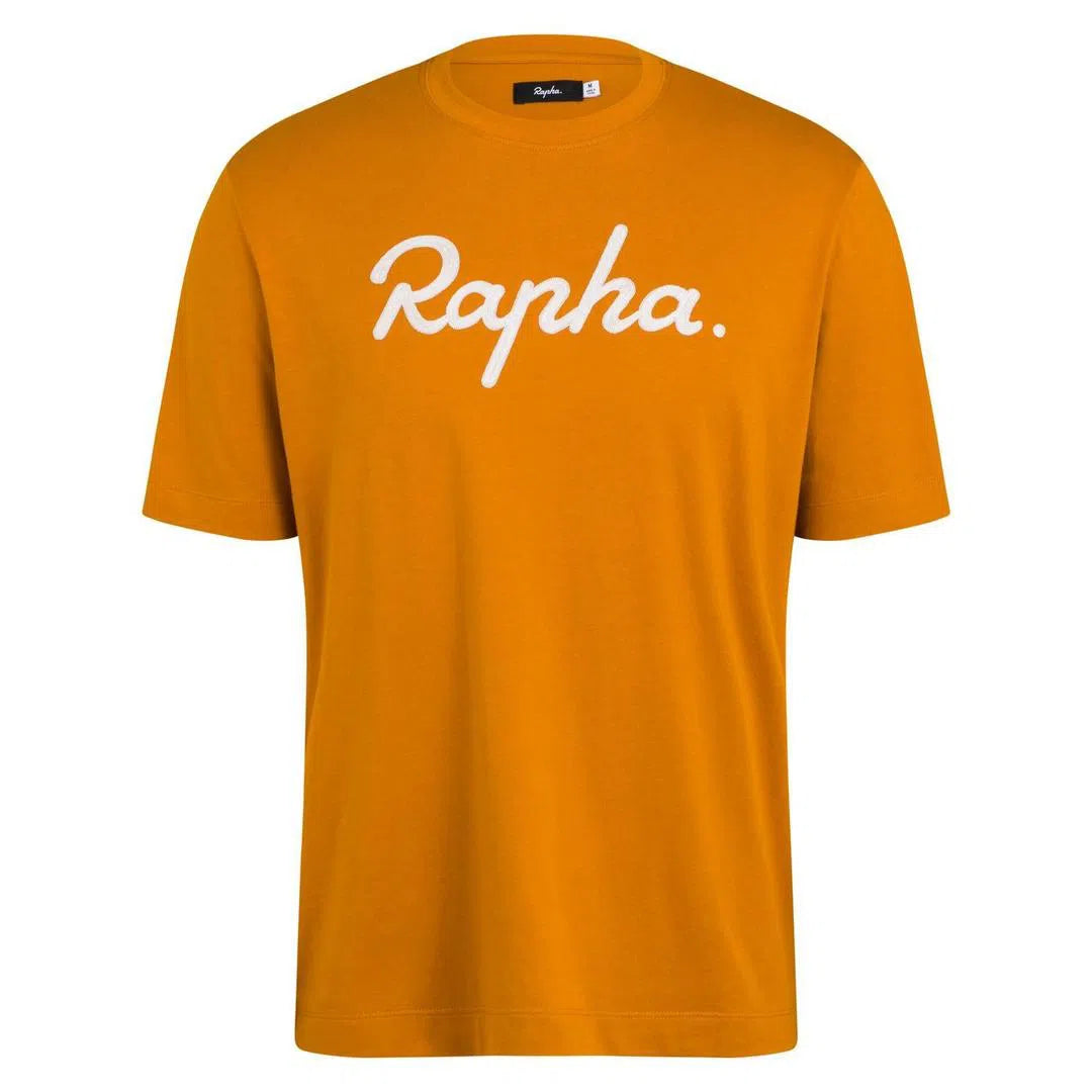 RAPHA Logo Tshirt - TCB Mustard-Velodrom